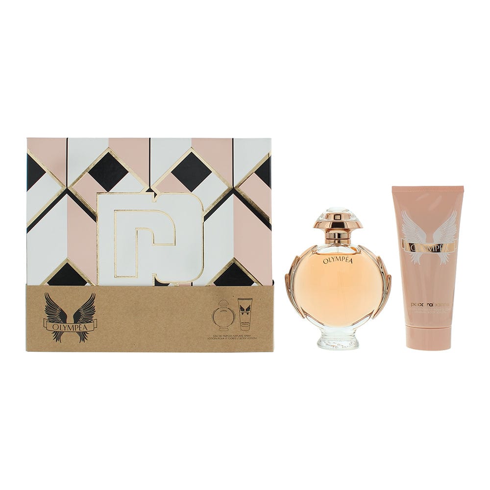 Paco Rabanne Olympéa 2 Piece Gift Set: Eau de Parfum 80ml - Body Lotion 100ml - Welzo
