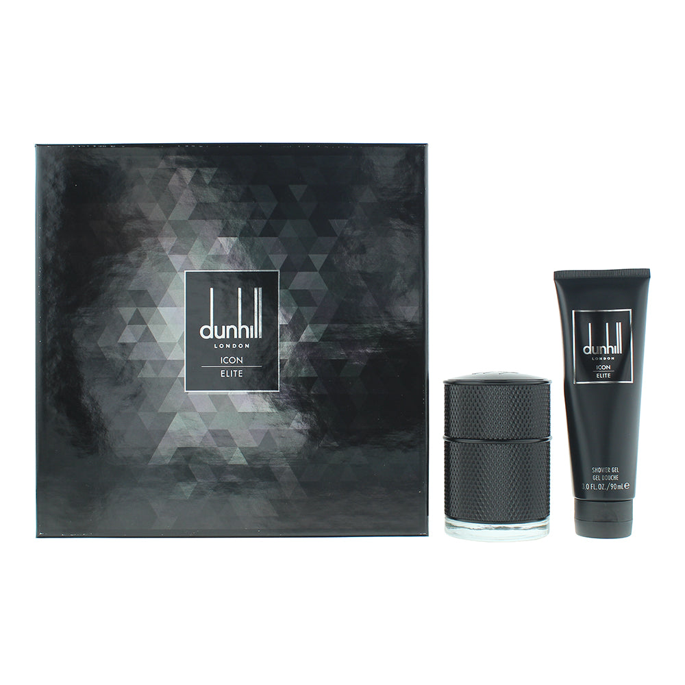 Dunhill Icon Elite 2 Piece Gift Set: Eau de Parfum 50ml - Shower Gel 90ml - Welzo