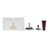 Calvin Klein Euphoria 3 Piece Gift Set: Eau de Parfum 100ml - Eau de Parfum 30ml - Body Lotion 100ml - Welzo