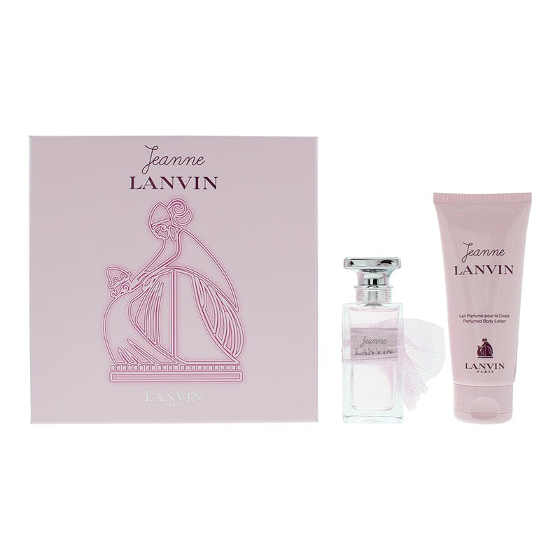 Lanvin Jeanne 2 Piece Gift Set: Eau de Parfum 50ml - Body Lotion 100ml - Welzo