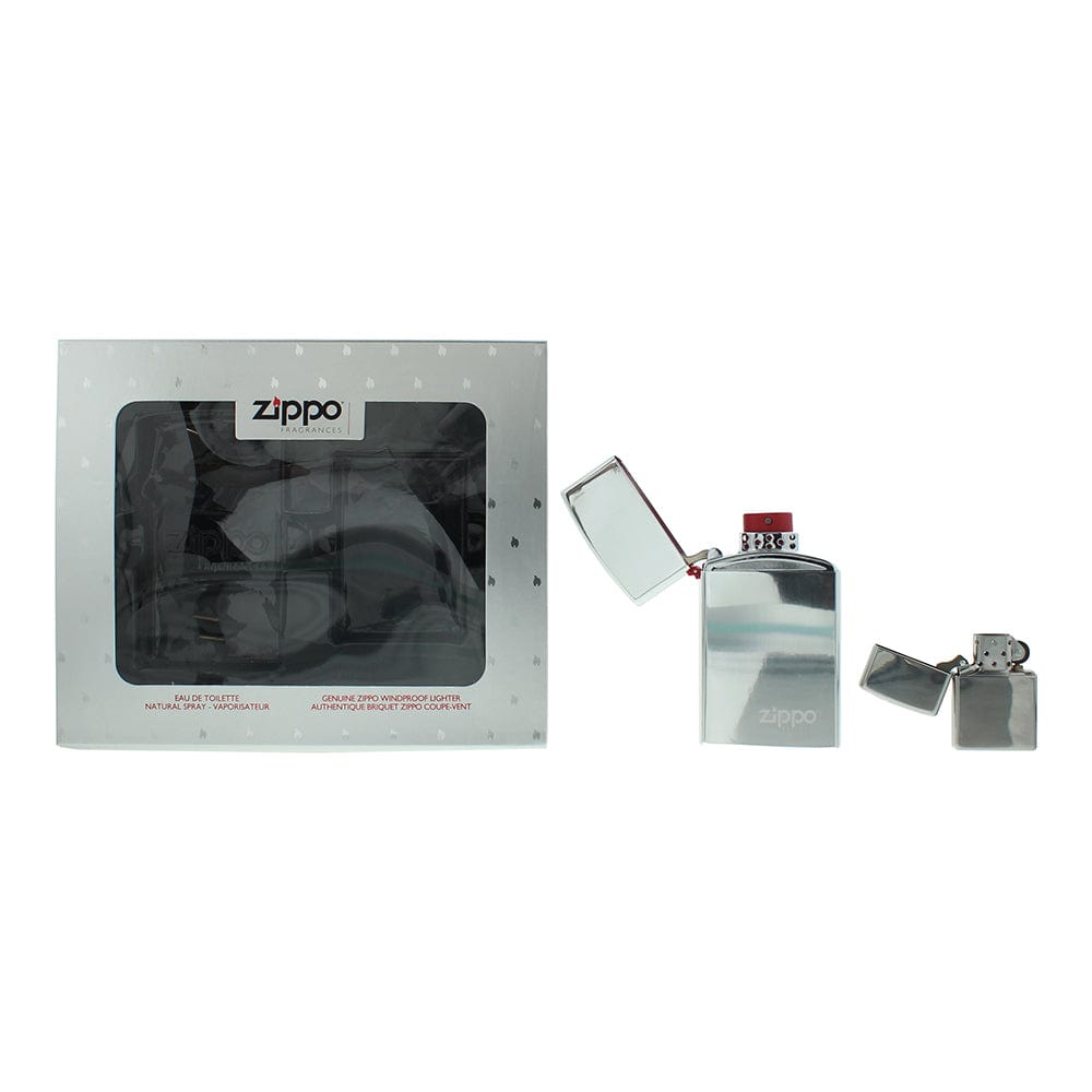 Zippo 2 Piece Gift Set: Eau de Toilette 50ml - Windproof Lighter - Welzo
