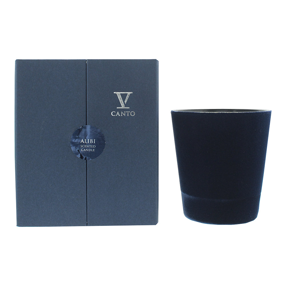 V Canto Alibi Flocked Glass Candle 250ml - Welzo