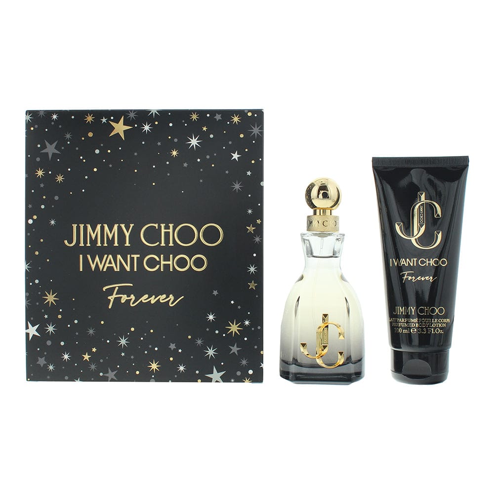 Jimmy Choo I Want Choo Forever 2 Piece Gift Set: Eau de Parfum 60ml - Body Lotion 100ml - Welzo
