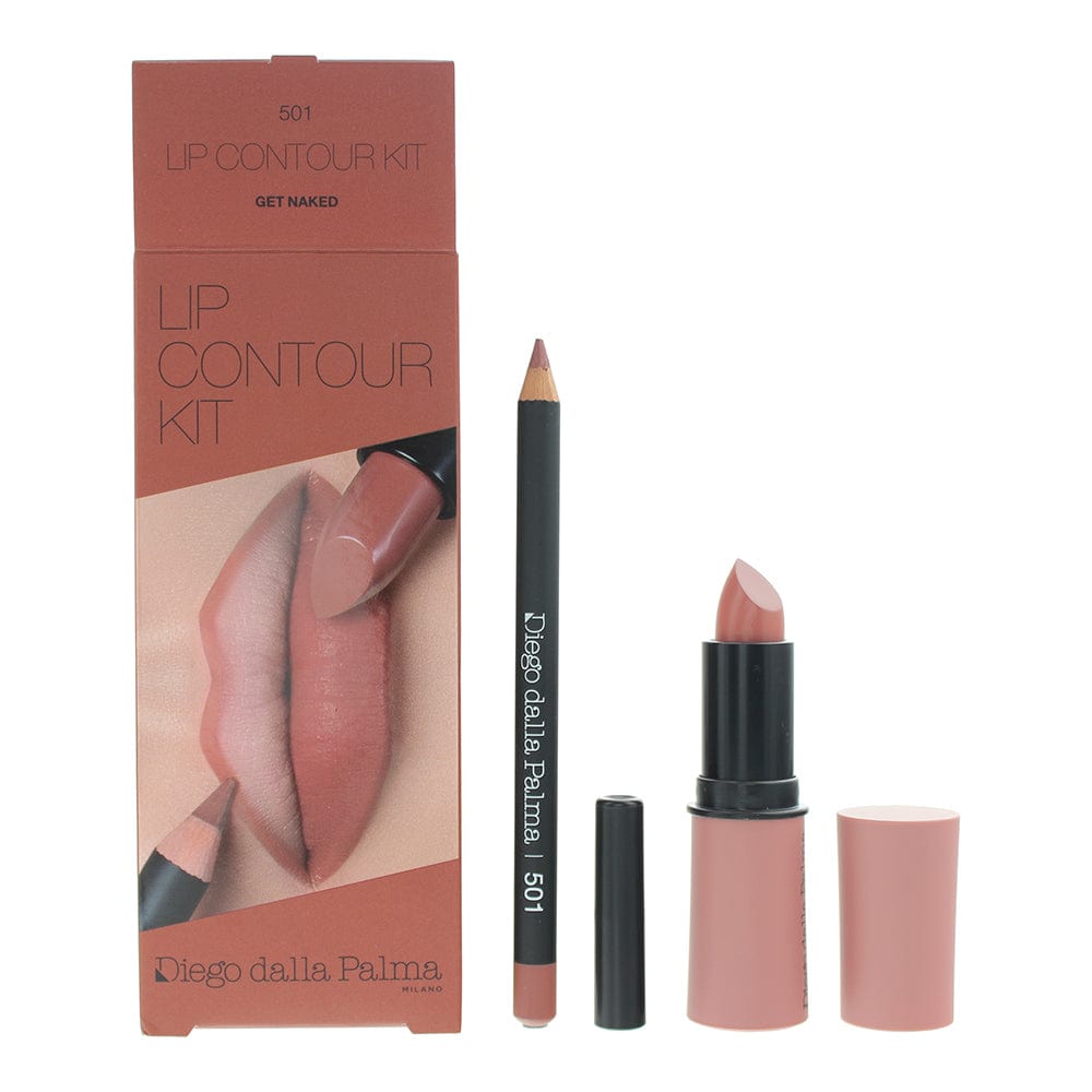 Diego Dalla Palma Lip Contour Kit Nude 01 2 Piece Gift Set: Lipstick 4g - Lip Liner 1.1g - Welzo