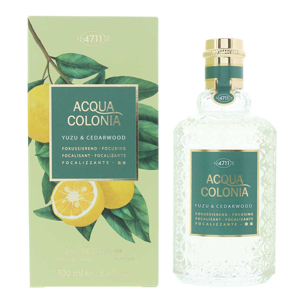 4711 Acqua Colonia Yuzu & Cedarwood Eau de Cologne 100ml - Welzo