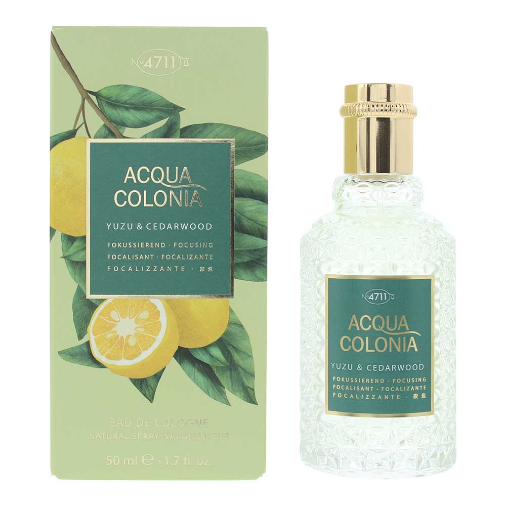 4711 Acqua Colonia Yuzu & Cedarwood Eau de Cologne 50ml - Welzo