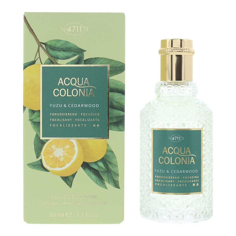 4711 Acqua Colonia Yuzu & Cedarwood Eau de Cologne 50ml - Welzo