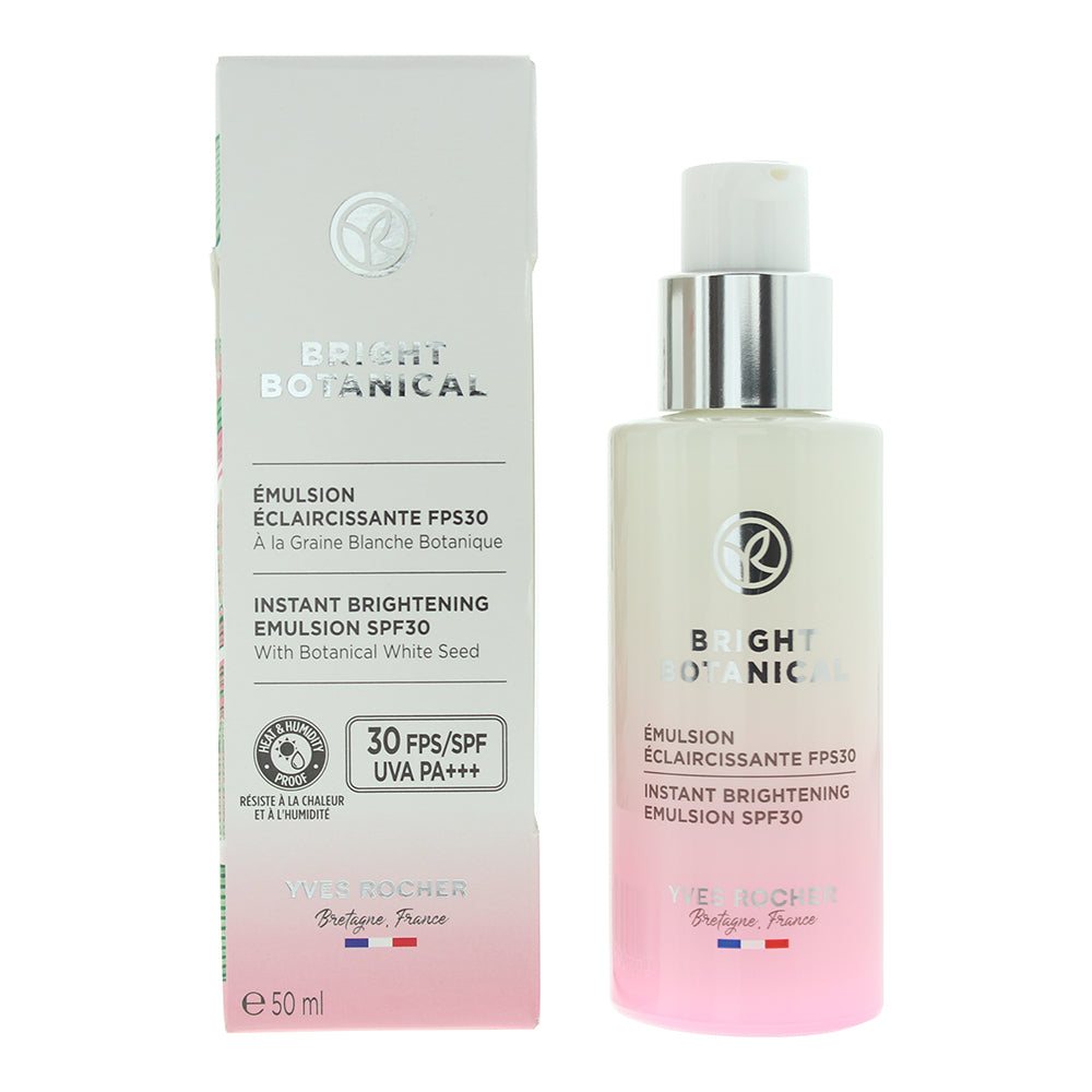 Yves Rocher Bright Botanical Instant Brightening Spf 30 Emulsion 50ml - Welzo
