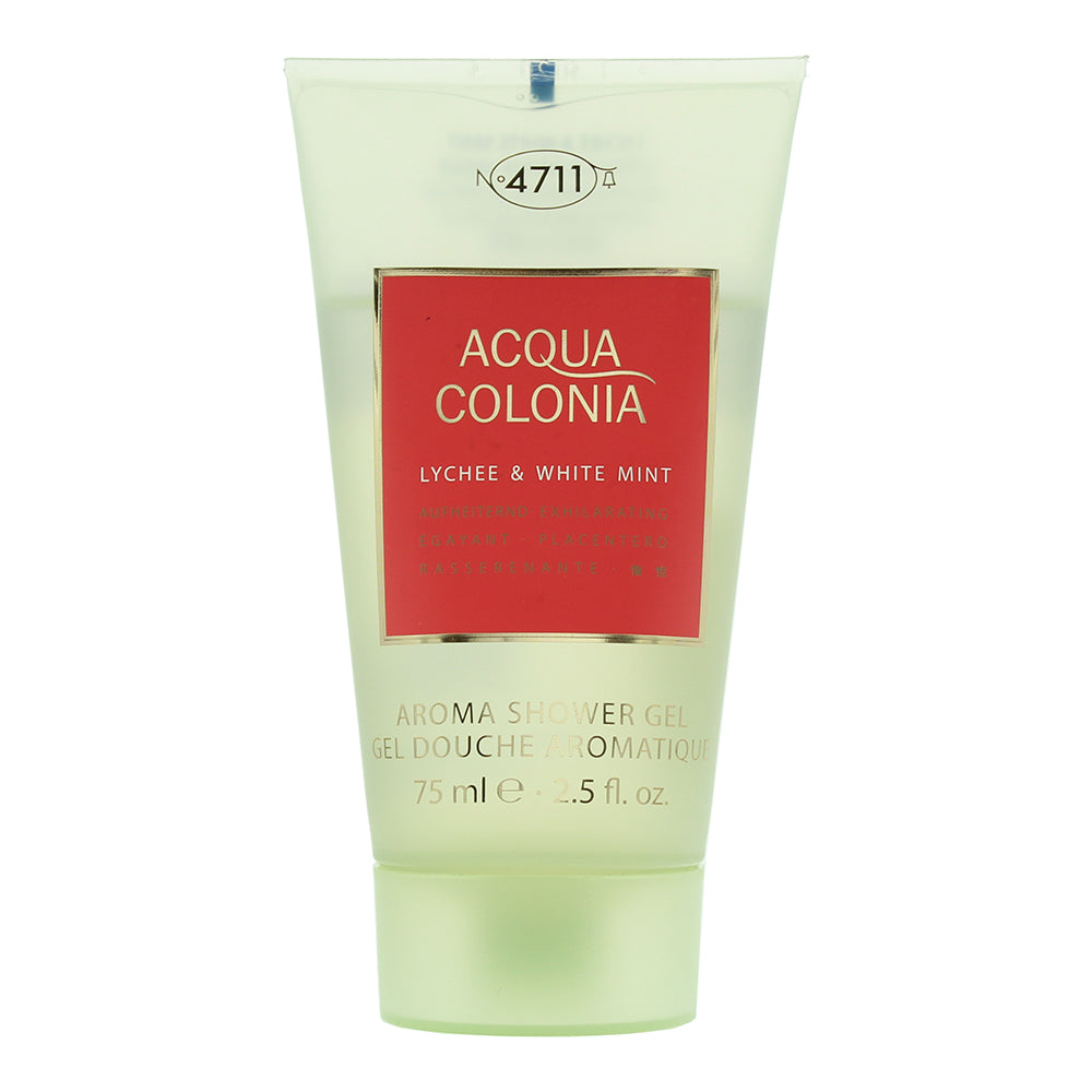 4711 Acqua Colonia Lychee & White Mint Shower Gel 75ml - Welzo