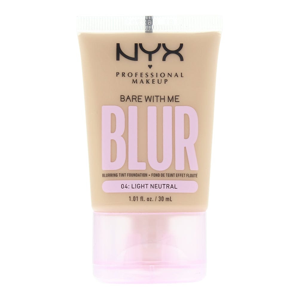 NYX Bare With Me Blur 04 Light Neutral Foundation 30ml - Welzo