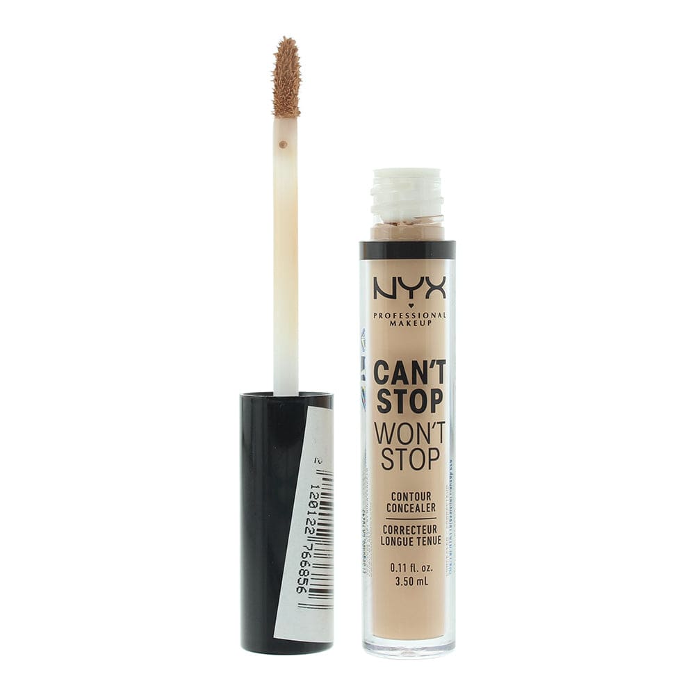 NYX Can't Stop Won't Stop 24H Soft Beige Concealer 3.5ml - Welzo
