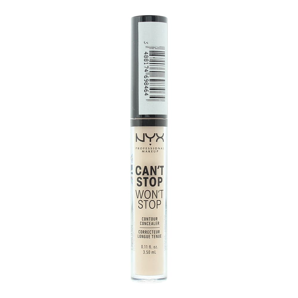 NYX Can't Stop Won't Stop 24H Light Ivory Concealer 3.5ml - Welzo