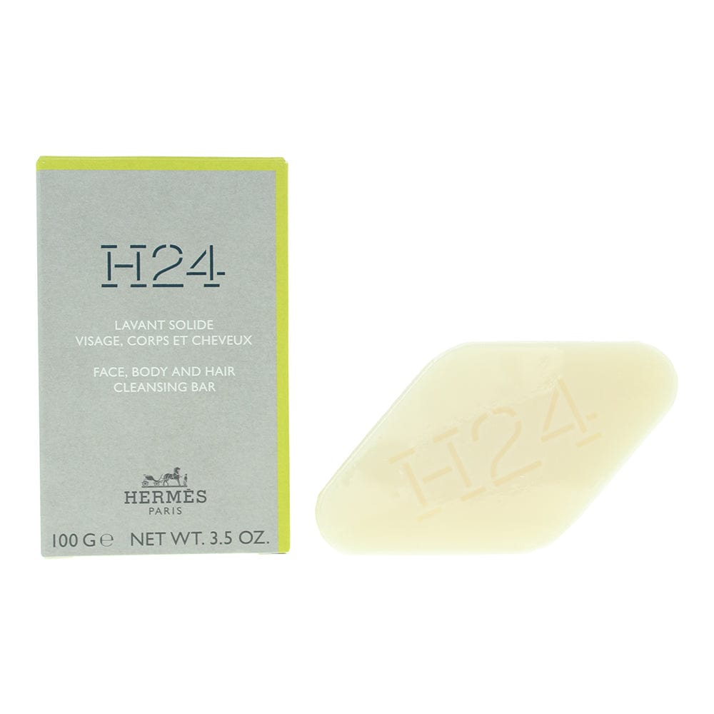 Hermes H24 Face Body And Hair Cleansing Bar 100g - Welzo