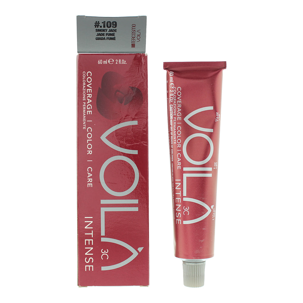 Intercosmo Voilà 3C Intense # .109 Smoky Jade Hair Colour 60ml - Welzo