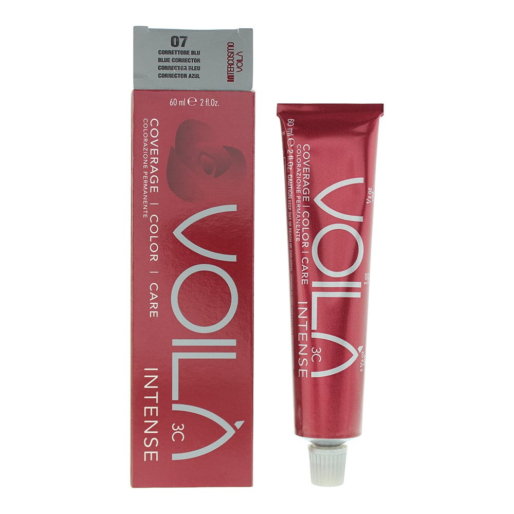 Intercosmo Voilà 3C Intense 07 Blue Corrector Hair Colour 60ml - Welzo