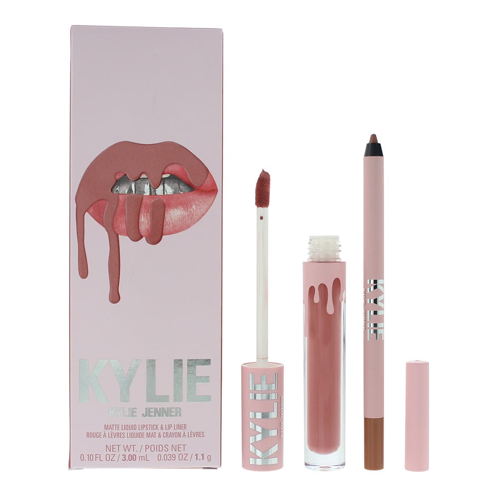 Kylie By Kylie Jenner Matte Lip Kit 808 Kylie 2 Piece Gift Set: Liquid Lipstick 3ml - Lip Liner 1.1g - Welzo