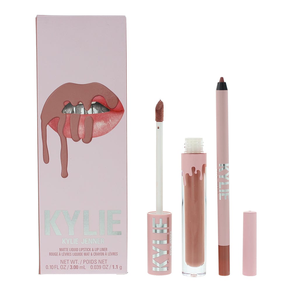 Kylie By Kylie Jenner Matte Lip Kit 802 Candy K 2 Piece Gift Set: Liquid Lipstick 3ml - Lip Liner 1.1g - Welzo