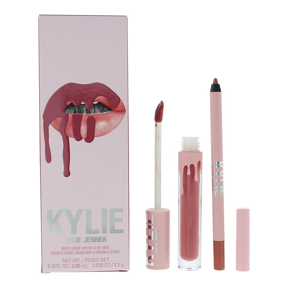 Kylie By Kylie Jenner Matte Lip Kit 302 Snow Way Bae 2 Piece Gift Set: Liquid Lipstick 3ml - Lip Liner 1.1g - Welzo