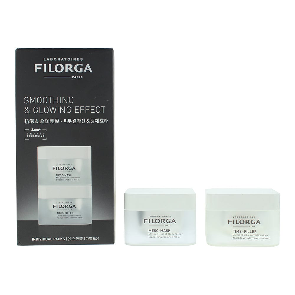 Filorga Smoothing & Glowing Effect Travel 2 Piece Gift Set: Cream 50ml - Face Mask 50ml - Welzo