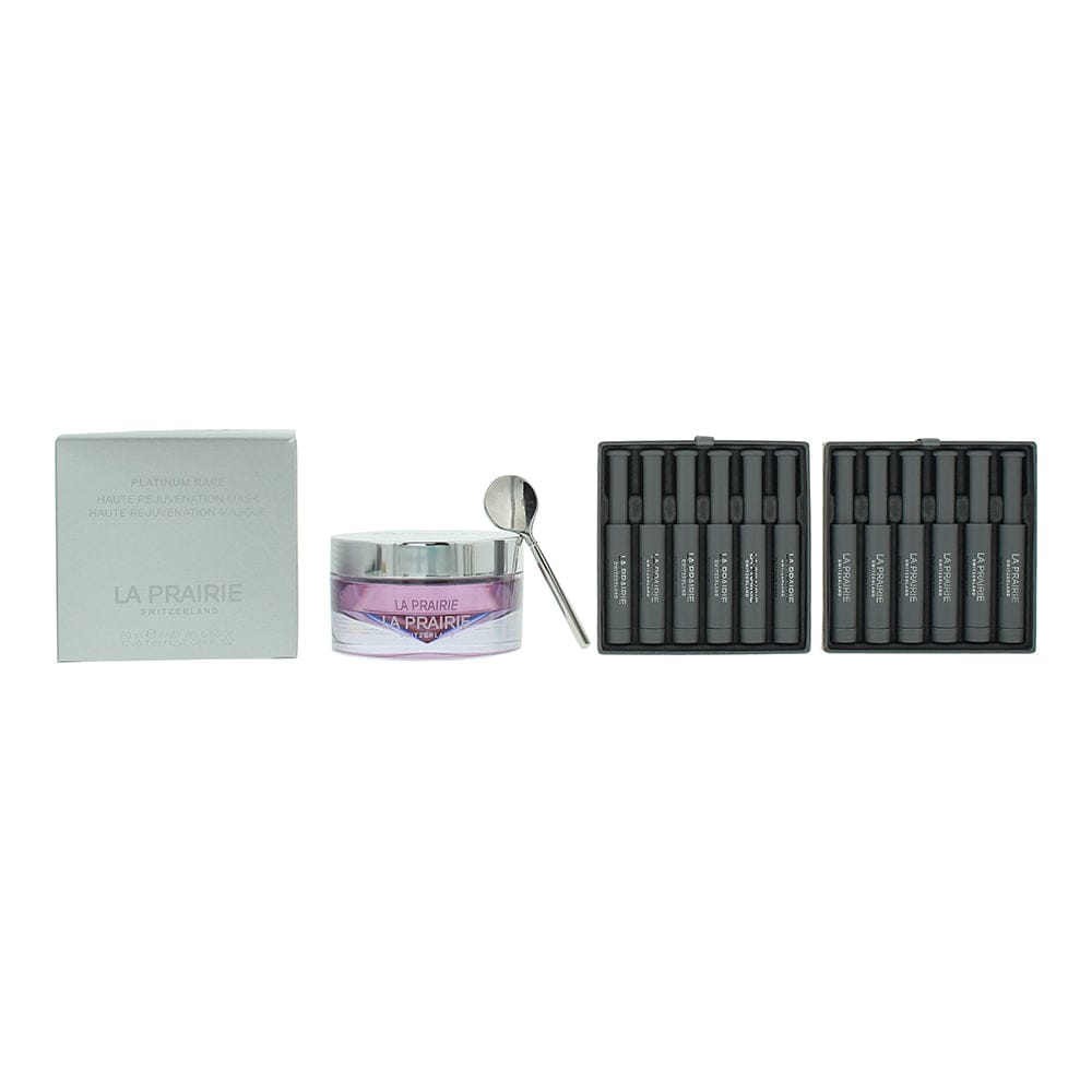 La Prairie Platinum Rare Haute-Rejuvenation 2 Piece Gift Set: Overnight Mask 20ml - Serum 12 x 0.7ml - Welzo