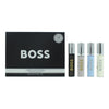 Hugo Boss Bottled 4 Piece Gift Set: Eau de Parfum 10ml - Eau de Toilette 10ml - Parfum 10ml - Infinite Eau de Parfum 10ml - Welzo