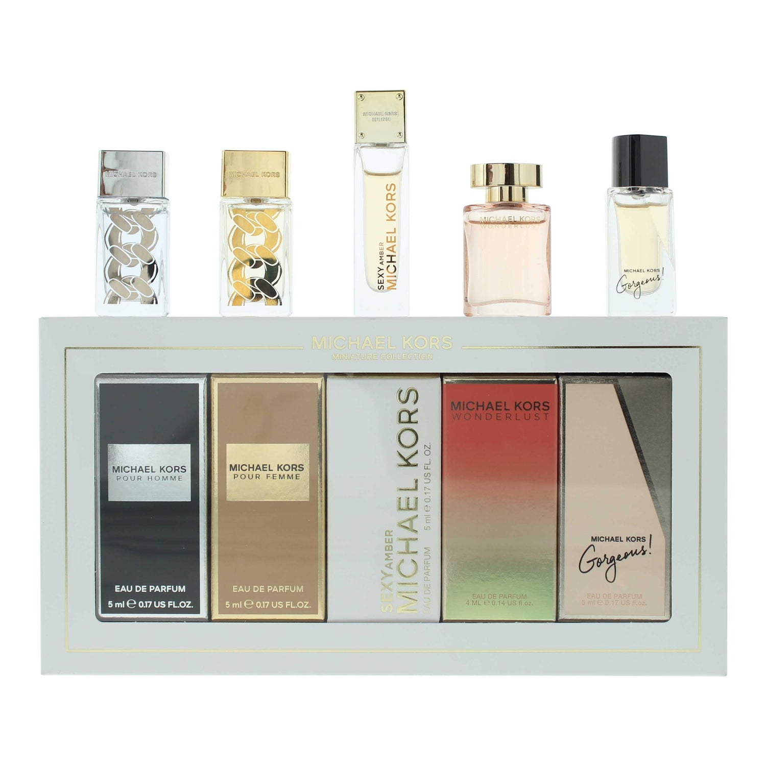Michael Kors Miniatures 5 Piece Gift Set 5ml - Welzo