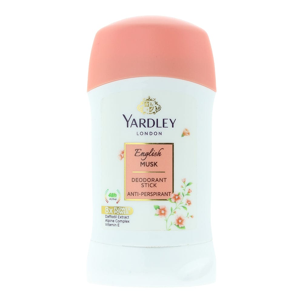 Yardley English Musk Anti-Perspirant Deodorant Stick 40g - Welzo