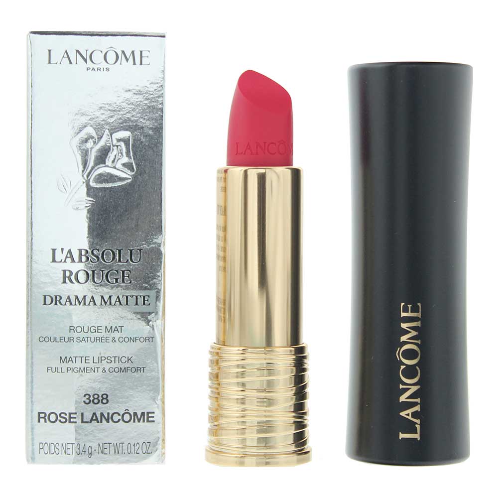 Lanceme L'Absolu Rouge Drama Matte 388 Rose Lancome Lipstick 3.4g - Welzo