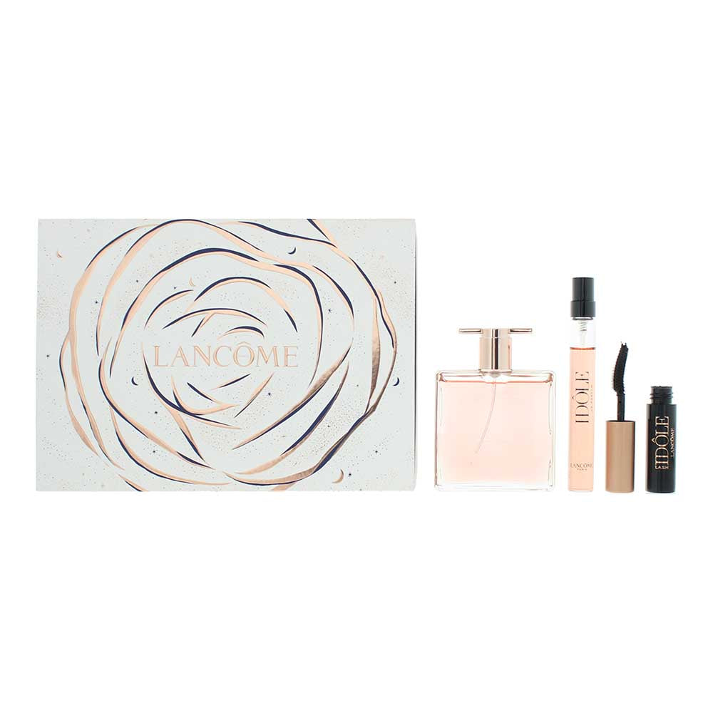 Lanceme Idele Eau de Parfum 3 Piece Gift Set: Eau de Parfum 25ml - Eau de Parfum 10ml - Mascara 2.5ml - Welzo