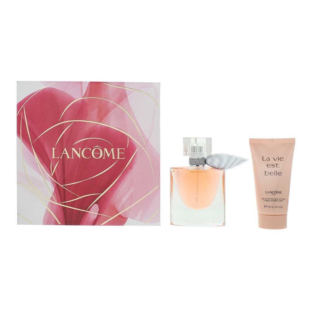 Lanceme La Vie Est Belle 2 Piece Gift Set: Eau de Parfum 30ml - Body Lotion 50ml - Welzo
