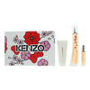 Kenzo Flower Ikebana Sakura Eau de Parfum 3 Piece Gift Set: Eau de Parfum 75ml - Eau de Parfum 10ml - Body Milk 75ml - Welzo