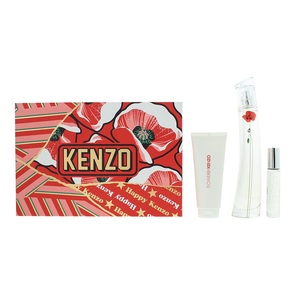 Kenzo La Recolte Parisienne Eau de Parfum 3 Piece Gift Set: Eau de Parfum 75ml - Eau de Parfum 10ml - Body Lotion 75ml - Welzo