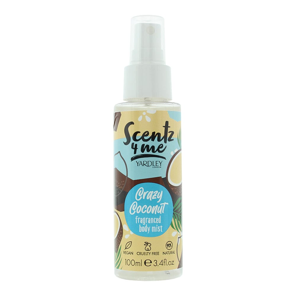 Yardley Flavourz 4 Me Crazy Coconut Fragranced Body Mist 100ml - Welzo