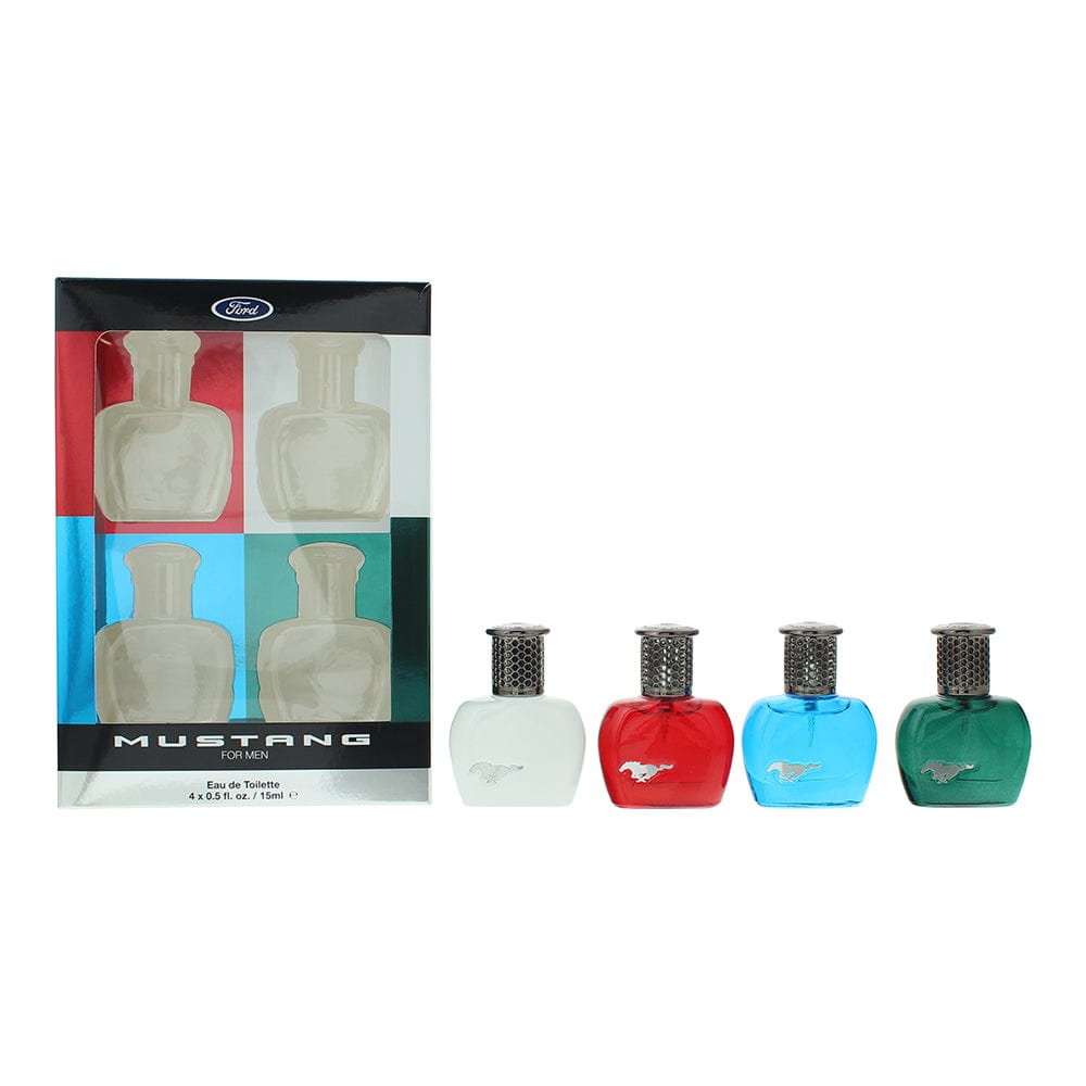 Mustang Mini 4 Piece Gift Set: Eau de Toilette 4 x 15ml - Welzo