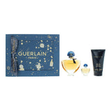 Guerlain Shalimar 3 Piece Gift Set: Eau de Parfum 50ml - Eau de Parfum 5ml - Body Lotion 50ml - Welzo