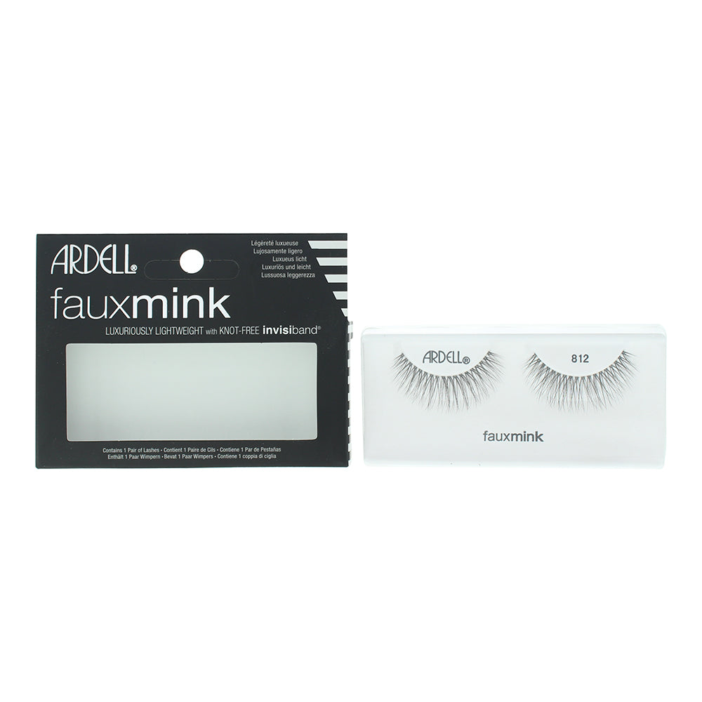 Ardell Faux Mink 812 Black False Eyelashes 1 Pair - Welzo