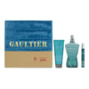 Jean Paul Gaultier Le Male 3 Piece Gift Set: Eau de Toilette 125ml - Eau de Toilette 10ml - Shower Gel 75ml - Welzo