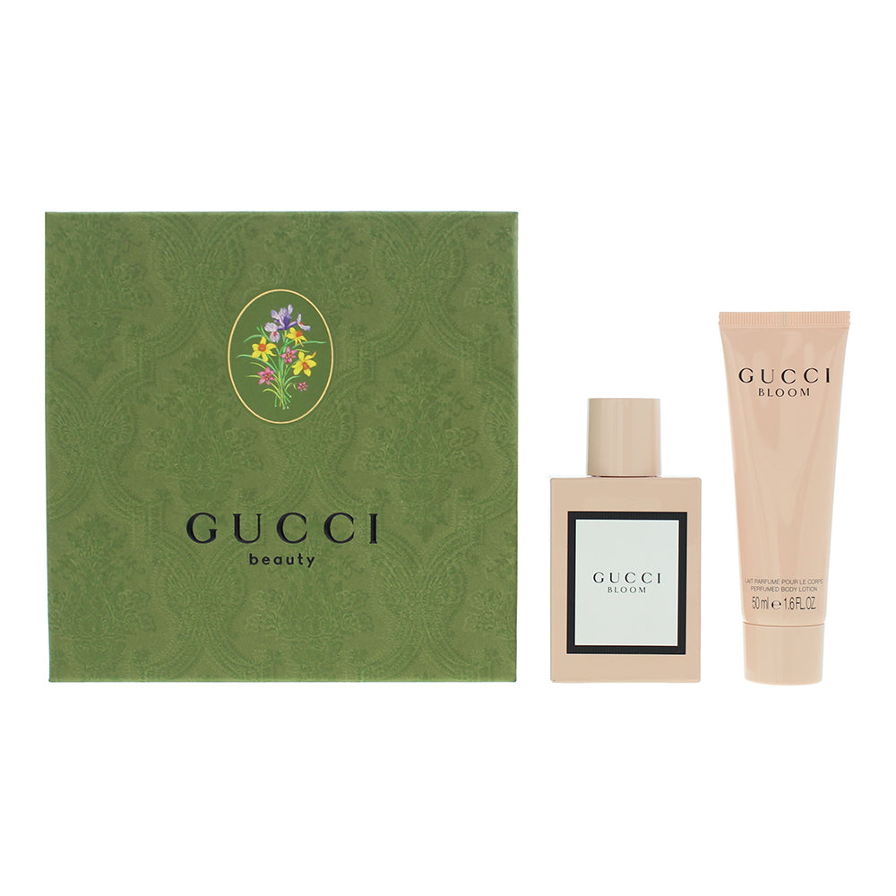 Gucci Bloom 2 Piece Gift Set: Eau de Parfum 50ml - Body Lotion 50ml - Welzo