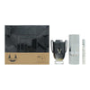 Paco Rabanne Invictus Victory 3 Piece Gift Set: Eau de Parfum 100ml - Eau de Parfum 10ml - Deodorant Spray 150ml - Welzo