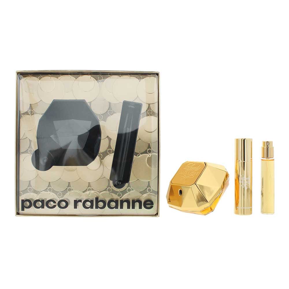 Paco Rabanne Lady Million 2 Piece Gift Set: Eau de Parfum 50ml - Eau de Parfum 10ml - Welzo