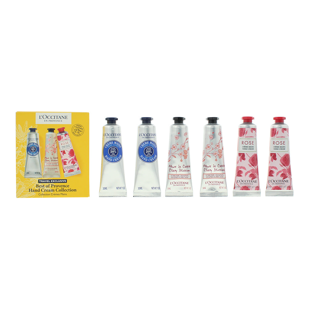 L'occitane Best Of Provence Hand Cream 6 x 30ml - Welzo