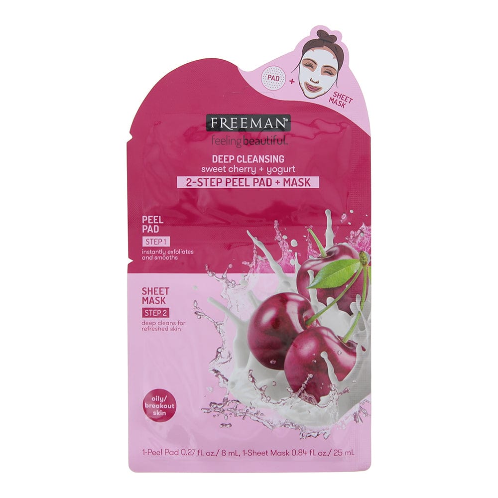 Freeman Feeling Beautiful Deep Cleansing Sweet Cherry & Yogurt Face Mask 25ml - Welzo