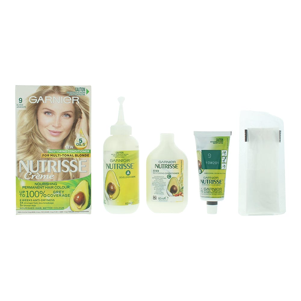 Garnier Nutrisse Creme 9.0 Light Blonde Hair Colour 160ml - Welzo