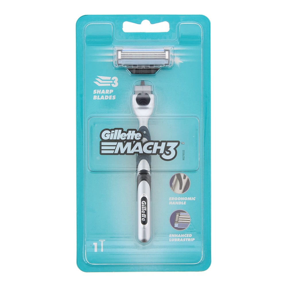 Gillette Mach 3 Fresh Razor Handle + Blade Refill 1pc - Welzo