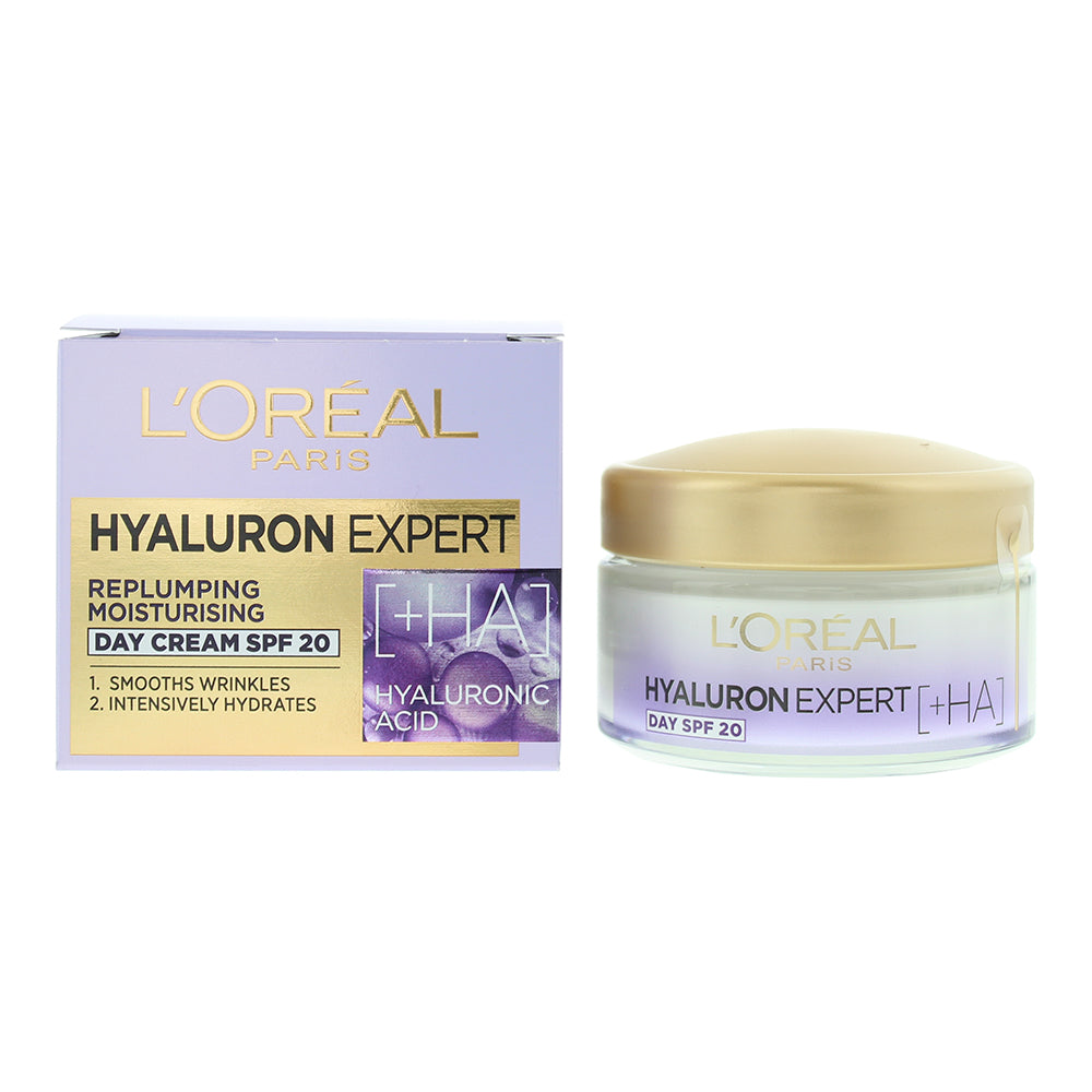 L'oreal Hyaluron Expert Replumping Moistursing Spf 20 Day Cream 50ml - Welzo