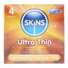 Skins Ultra Thin Condoms 4pcs - Welzo