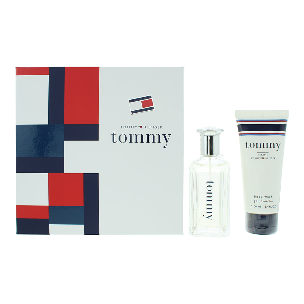 Tommy Hilfiger Tommy 2 Piece Gift Set: Eau de Toilette 50ml - Body Wash 100ml - Welzo