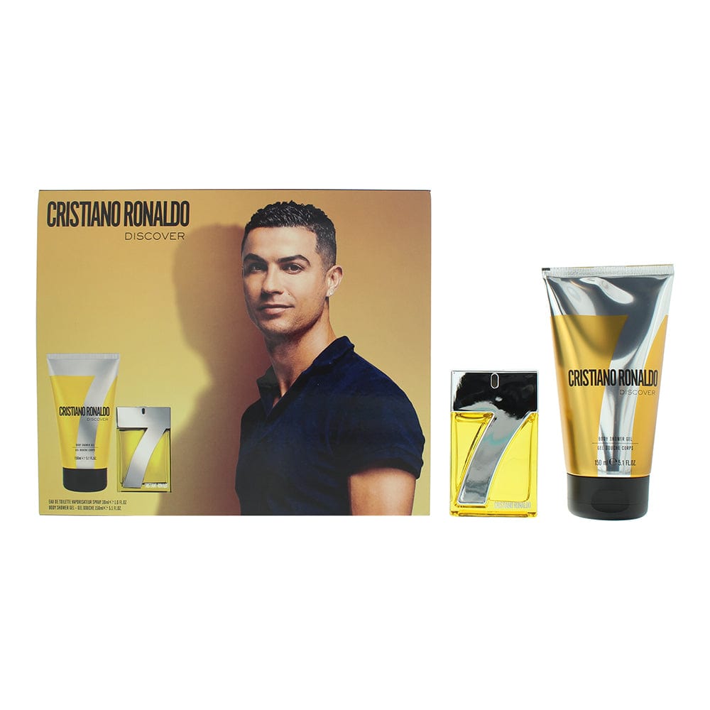 Cristiano Ronaldo Cr7 Discover 2 Piece Gift Set: Eau de Toilette 30ml - Shower Gel 150ml - Welzo