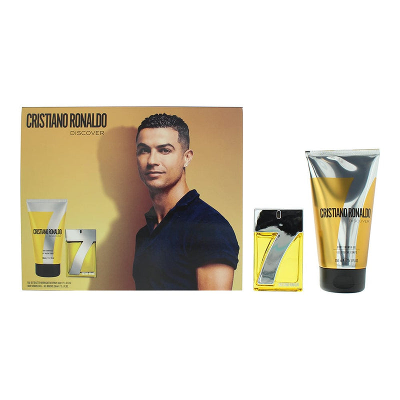 Cristiano Ronaldo Cr7 Discover 2 Piece Gift Set: Eau de Toilette 30ml - Shower Gel 150ml - Welzo