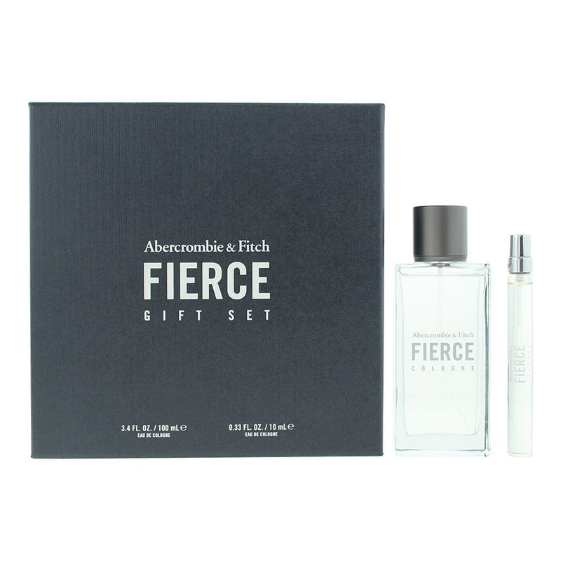 Abercrombie & Fitch Fierce 2 Piece Gift Set: Eau de Cologne 100ml - Eau de Cologne 10ml - Welzo